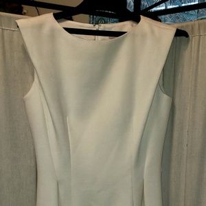 Michael Kors ivory wool sheath dress